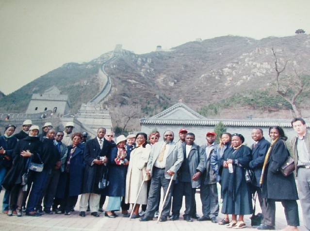 Cameroonians at the Great Wall (photo: Njei M.T)
